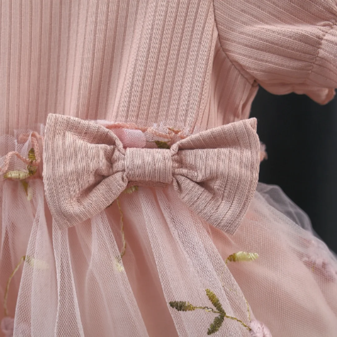 Baby Girl Dresses Summer New Butterfly And Floral Pattern Baby Girl Clothes Cute Birthday Celebration Girl Princess Dresses - Image 4