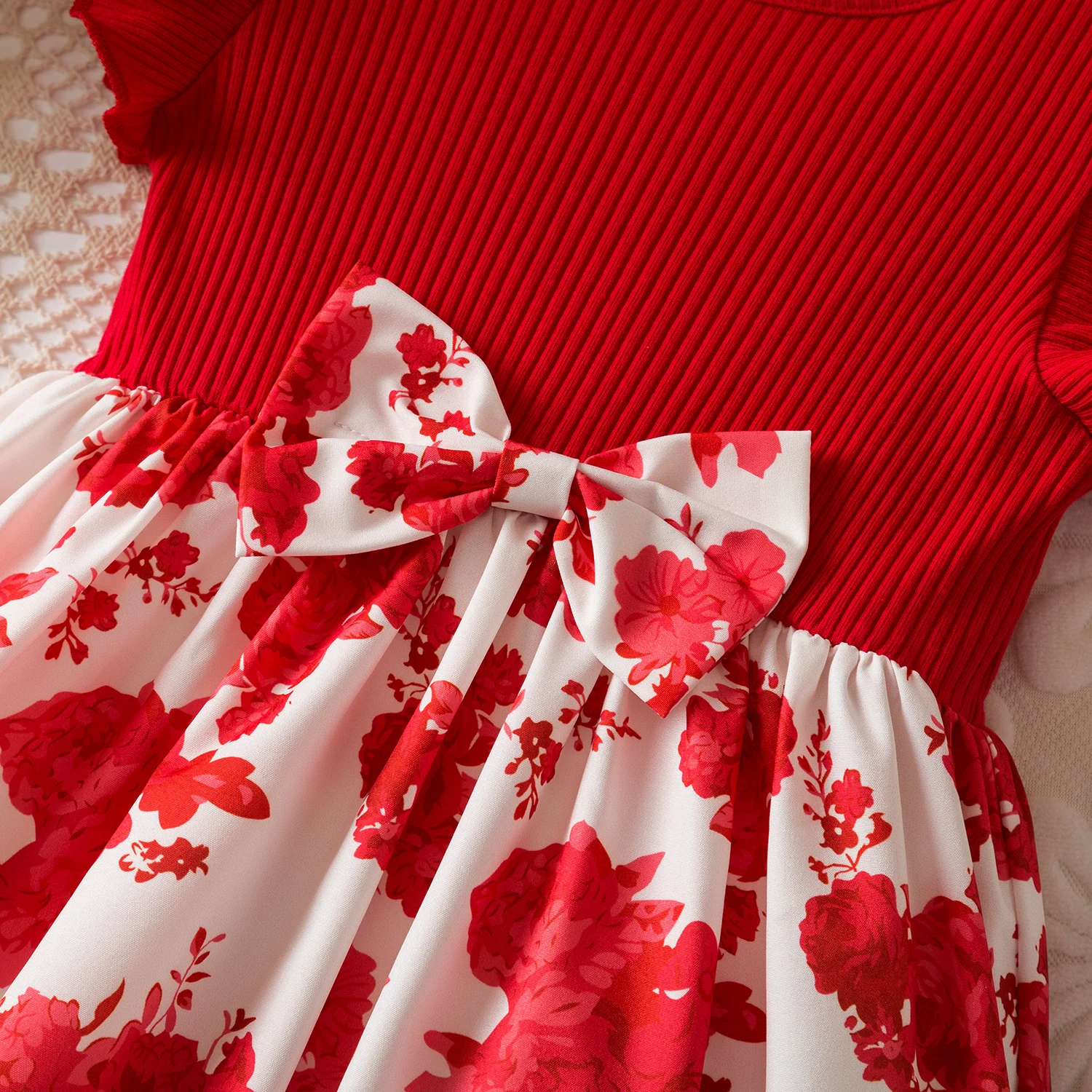 Kids Birthday Dresses for Girls 0 to 3 Years Flower Elegant Vintage Baby Girl Princess Dresses Toddler Kids Wedding Party Dress - Image 5