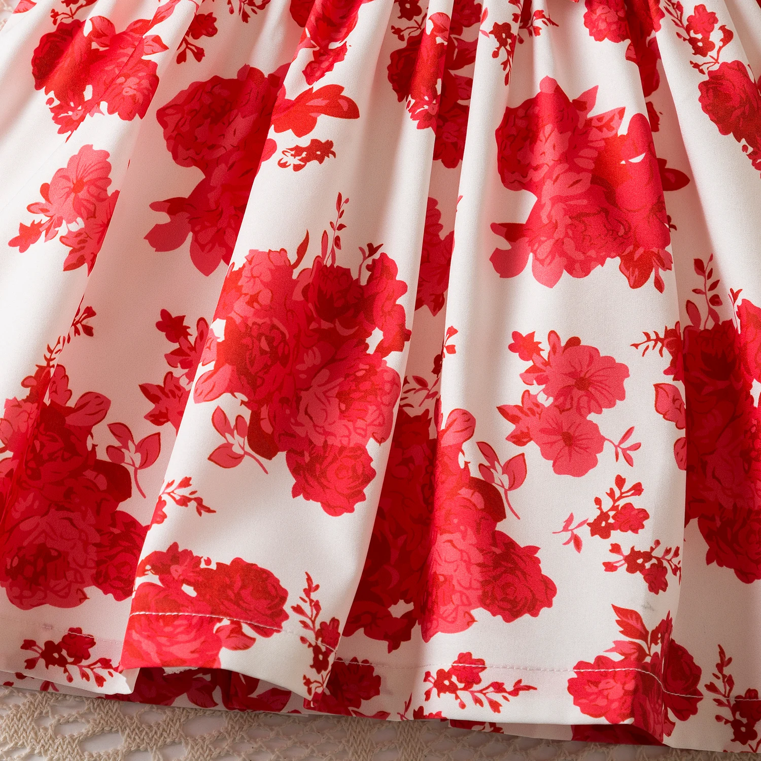 Kids Birthday Dresses for Girls 0 to 3 Years Flower Elegant Vintage Baby Girl Princess Dresses Toddler Kids Wedding Party Dress - Image 6