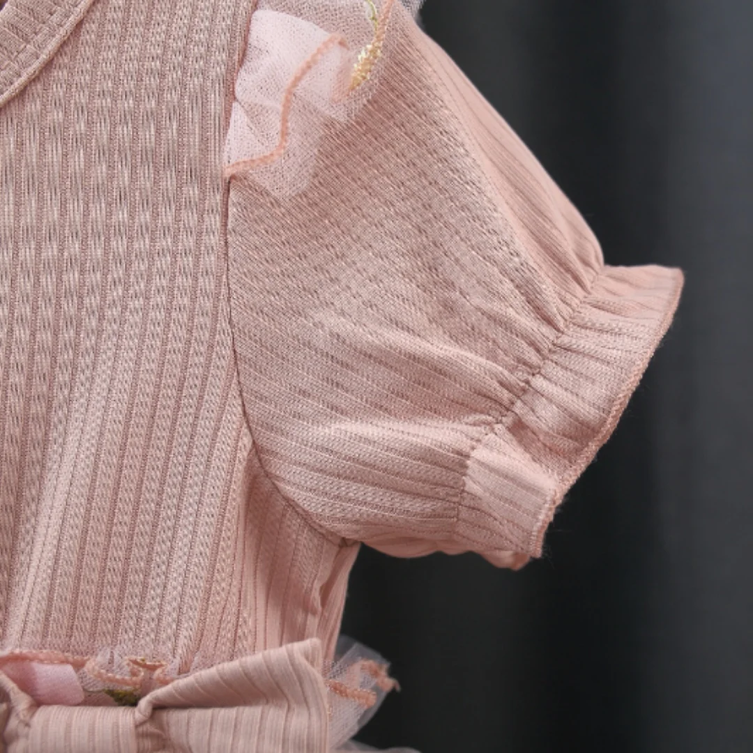 Baby Girl Dresses Summer New Butterfly And Floral Pattern Baby Girl Clothes Cute Birthday Celebration Girl Princess Dresses - Image 3